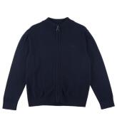 Emporio Armani Cardigan - Akryl/Ull - MarinblÃ¥