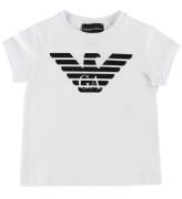 Emporio Armani T-shirt - Vit m. Svart