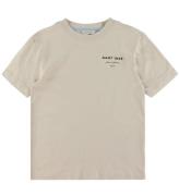 GANT T-shirt - Grafiskt skript - Soft Havre