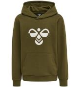 Hummel Hoodie - hmlCuatro - Dark Olive