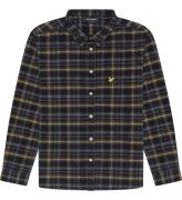 Lyle & Scott Skjorta - Tartan - Jet Black