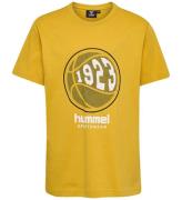 Hummel T-shirt - HmlLeo - Golden Spice