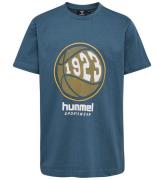 Hummel T-shirt - hmlLeo - Bering Sea