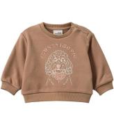 Sofie Schnoor Sweatshirt - Cashnew Brown m. Tryck