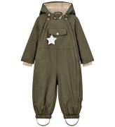 Mini A Ture Vinteroverall - Wisti Fleece - Olive Natt