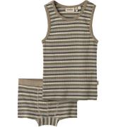 Wheat Linne - Lui - Multi Stripe