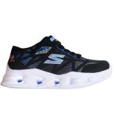 Skechers Skor m. Ljus - Vortex 2.0 - Black/Blue