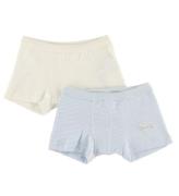 Petit Bateau Boxershorts - 2-pack - Vit/BlÃ¥