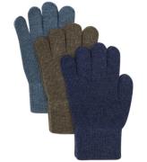 Minymo Handskar - Ull - 3-pack - Parisian Night