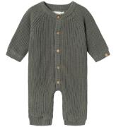 Lil' Atelier Onesie - Stickad - Rib - NbmNalo - Tenn