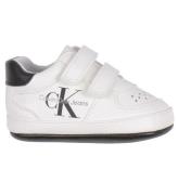 Calvin Klein Skor - Low Cut Velcro - Vit/Svart