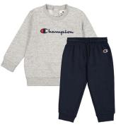 Champion Sweatset - Crewneck - Nytt Oxford Grey Melange