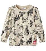 Name It Sweatshirt - NmfJess AnimalPlanet - Peyote Melange