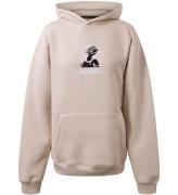 Hound Hoodie - Hoddie med broderi - Light Sand