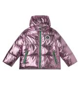 Stella McCartney Kids Vadderad jacka - Lilac/GrÃ¶n