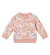 Stella McCartney Kids Sweatshirt - Rosa m. HÃ¤star