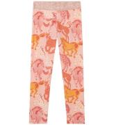 Stella McCartney Kids Leggings - Rosa/Orange m. HÃ¤star