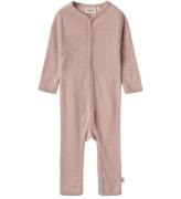 Wheat Onesie - Ull - Dusty - Dry Rose