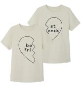 Name It T-shirt - NkfOfriend - 2-pack - Birch