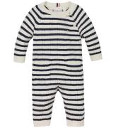 Tommy Hilfiger GÃ¥voset - Onesie - Stickad - Dark Natt MarinblÃ¥ S