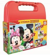 Educa Pussel - 4 olika - Mickey Mouse Klubbhus