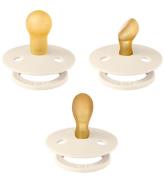 BIBS Colour Nappar - 3-pack - Stl. 1 - Naturgummi - Ivory