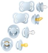 BIBS Nappar - Prova-det-samling - 4-pack - Stl. 1 - Baby Blue