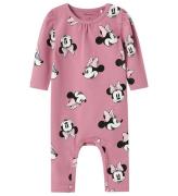 Name It Onesie - NbfOsda Minnie - Mauve Orchid