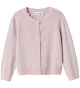 Name It Cardigan - Stickad m. Glitter - NmfVamyne - Corsage/Silv