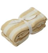 Liewood Muslinfiltar - 2-pack - Leah - 60x60 cm - Wheat Yellow/C