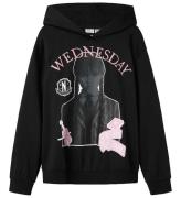 Name It Hoodie - NkfAda Wednesday - Svart