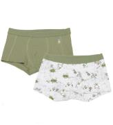 Joha Boxershorts - 2-pack - Bambu - GrÃ¶n/Off White m. Tryck