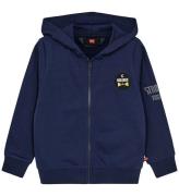 LEGO® Wear Sweatshirt m. Dragkedja - Ninjago - Dark Marinblå