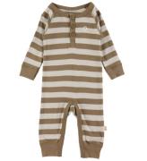 Katvig Onesie - Brun/Beige Randig