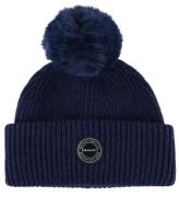 GANT Mössa - Stickad - Ull - Pom Pom - Classic+ Blue