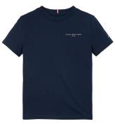 Tommy Hilfiger T-shirt - Mini Corp Logo - Dark Natt Marinblå