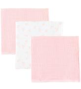 Pippi Muslinfiltar - 3-pack - 65x65 cm - Beslöjad Rose