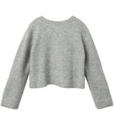 LMTD Tröja - Stickad - NlfBowBack- Light Grey Melange