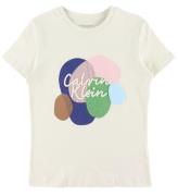 Calvin Klein T-shirt - Multi Colour Grafik - Turtelduva