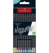 Faber-Castell Färgpennor - 12 st. - Metalic