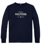 Tommy Hilfiger Tröja - Monotyp 1985 - Dark Natt Marinblå