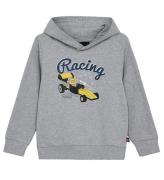 LEGO® Wear Hoodie - LWScout 708 - Grey Melange m. Tryck