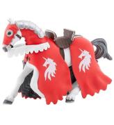 Papo Horse Of Unicorn Knight m. Spjut - H: 14,5 cm