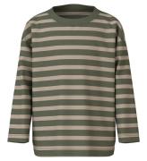 Name It Tröja - Nmm Skaft - Dusty Olive/Pure Cashmere