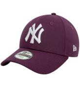 New Era Keps - 9Fyrtio - New York Yankees - Lila/Vit