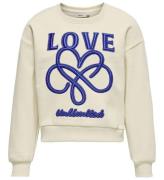 Kids Only Sweatshirt - KogBella - Birch/Love