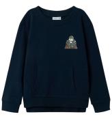 Name It Sweatshirt - NkmTofigo - MarinblÃ¥ Blazer m. Tryck