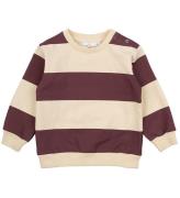 The New Siblings Sweatshirt - TnsMiran - Krossad Berry Striped