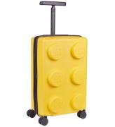 LEGO® Resväska - Brick 2x3 - Expanderbar PP - 31 L - Ljus Yellow