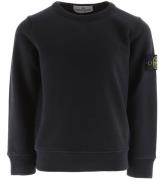 Stone Island Sweatshirt - Marinblå Blue m. Logo